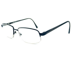 Revolution Eyewear REV741‎ MBLK 58-18-150 Black Half Rim Eyeglasses Frame H14528